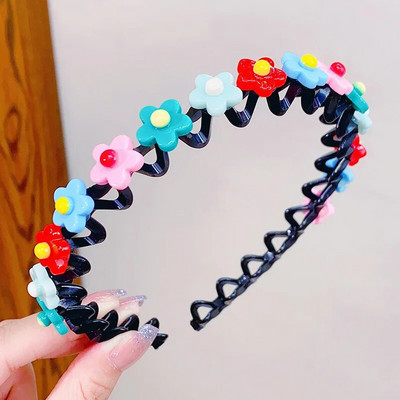 Armas värviline lilleline ümmargune täht Heart Wave metallist juuksepael Tüdrukutele Ilusad Juuksed Kaunista Peapael Lastele Armsad Juuste Aksessuaarid