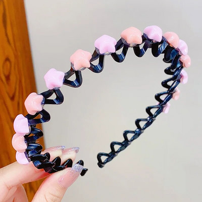 Armas värviline lilleline ümmargune täht Heart Wave metallist juuksepael Tüdrukutele Ilusad Juuksed Kaunista Peapael Lastele Armsad Juuste Aksessuaarid