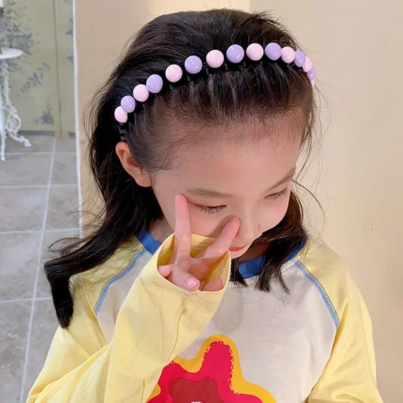 Armas värviline lilleline ümmargune täht Heart Wave metallist juuksepael Tüdrukutele Ilusad Juuksed Kaunista Peapael Lastele Armsad Juuste Aksessuaarid