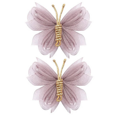 2Gb Cute Pearl Butterfly Matu Spraudītes Meitenēm Sweet Kids Matu sprādzes Barrette Vasaras Galvassegas Matu Aksesuāri Matu Ornamenta Spraude