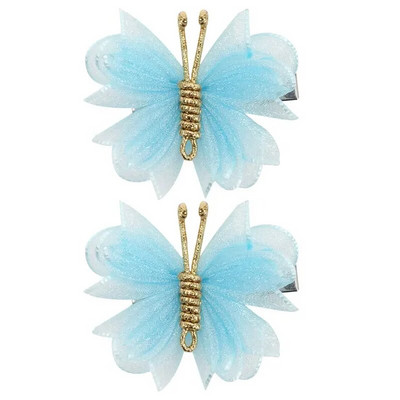 2Gb Cute Pearl Butterfly Matu Spraudītes Meitenēm Sweet Kids Matu sprādzes Barrette Vasaras Galvassegas Matu Aksesuāri Matu Ornamenta Spraude