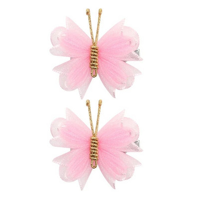 2Gb Cute Pearl Butterfly Matu Spraudītes Meitenēm Sweet Kids Matu sprādzes Barrette Vasaras Galvassegas Matu Aksesuāri Matu Ornamenta Spraude