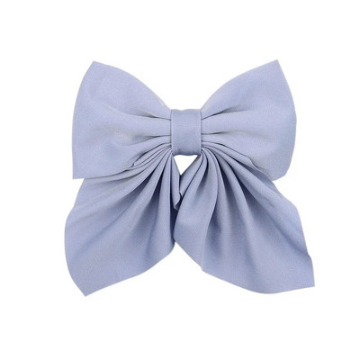 Noi agrafe de păr cu fundă dulce de culoare solidă Agrafe de păr cu fundătură pentru fete Barrette fluture din satin Clip cu cic de rață Accesorii de păr pentru copii