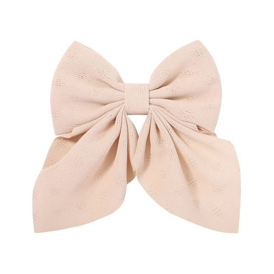 Noi agrafe de păr cu fundă dulce de culoare solidă Agrafe de păr cu fundătură pentru fete Barrette fluture din satin Clip cu cic de rață Accesorii de păr pentru copii