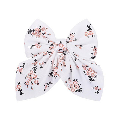 Noi agrafe de păr cu fundă dulce de culoare solidă Agrafe de păr cu fundătură pentru fete Barrette fluture din satin Clip cu cic de rață Accesorii de păr pentru copii