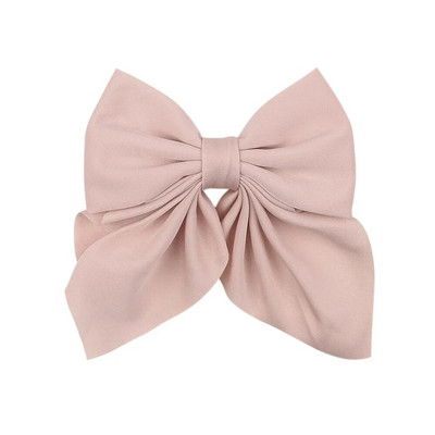 Noi agrafe de păr cu fundă dulce de culoare solidă Agrafe de păr cu fundătură pentru fete Barrette fluture din satin Clip cu cic de rață Accesorii de păr pentru copii