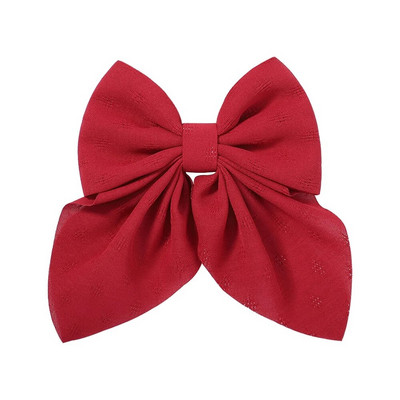 Noi agrafe de păr cu fundă dulce de culoare solidă Agrafe de păr cu fundătură pentru fete Barrette fluture din satin Clip cu cic de rață Accesorii de păr pentru copii
