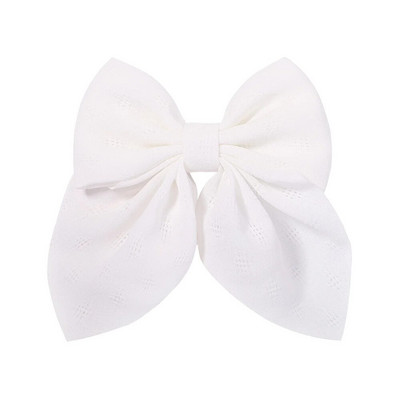 Noi agrafe de păr cu fundă dulce de culoare solidă Agrafe de păr cu fundătură pentru fete Barrette fluture din satin Clip cu cic de rață Accesorii de păr pentru copii