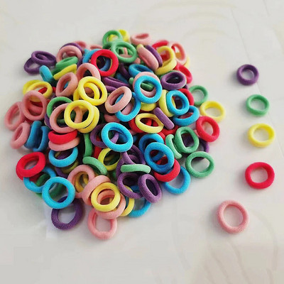 20/50/100 buc Benzi de păr de 2,5 cm Benzi elastice de păr colorate Accesorii de păr pentru fete pentru copii Suport coadă de cal Bentita femei