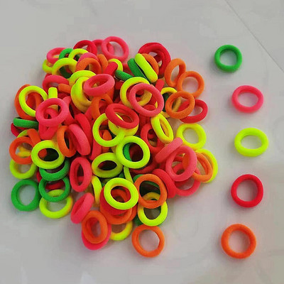 20/50/100 buc Benzi de păr de 2,5 cm Benzi elastice de păr colorate Accesorii de păr pentru fete pentru copii Suport coadă de cal Bentita femei
