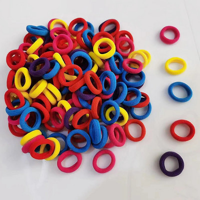 20/50/100 buc Benzi de păr de 2,5 cm Benzi elastice de păr colorate Accesorii de păr pentru fete pentru copii Suport coadă de cal Bentita femei