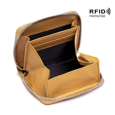 Portofele noi din pentru femei Poșete din pentru femei Suporturi de card RFID Poșetă portabilă mică pentru monede Geantă pentru bani de capacitate mare