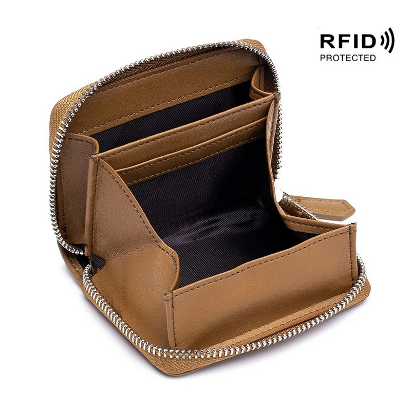 Portofele noi din  pentru femei Poșete din  pentru femei Suporturi de card RFID Poșetă portabilă mică pentru monede Geantă pentru bani de capacitate mare