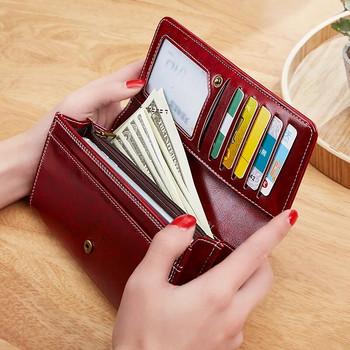 2023 Нов дамски портфейл portfel damski Money Bag Lady Long Leather Clutch Bag Wallet Card Holder carteras para mujer