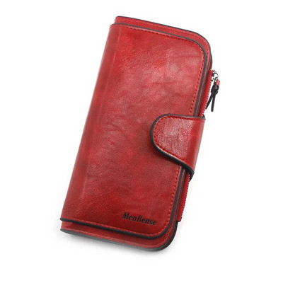 2023 Нов дамски портфейл portfel damski Money Bag Lady Long Leather Clutch Bag Wallet Card Holder carteras para mujer