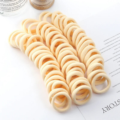 50 τμχ Κορίτσια μονόχρωμο Μεγάλο λαστιχένιο κορδόνι Αλογοουρά τσίχλα κεφαλής Ελαστικά κορδέλες για τα μαλλιά Κορεάτικα στολίδια αξεσουάρ μαλλιών για κορίτσια