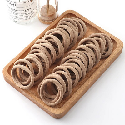 50 τμχ Κορίτσια μονόχρωμο Μεγάλο λαστιχένιο κορδόνι Αλογοουρά τσίχλα κεφαλής Ελαστικά κορδέλες για τα μαλλιά Κορεάτικα στολίδια αξεσουάρ μαλλιών για κορίτσια