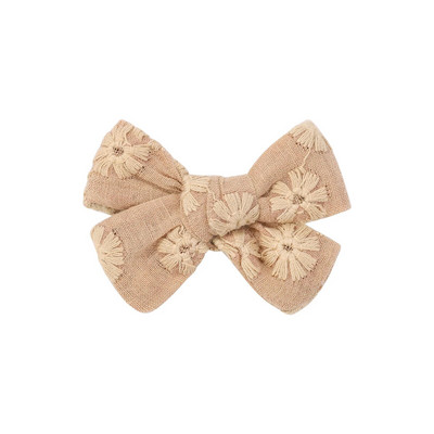 2 buc/set fundite pentru fete agrafe de păr broderie imprimare agrafe de păr de culoare uni bowknot barete lucrate manual accesorii de păr pentru copii