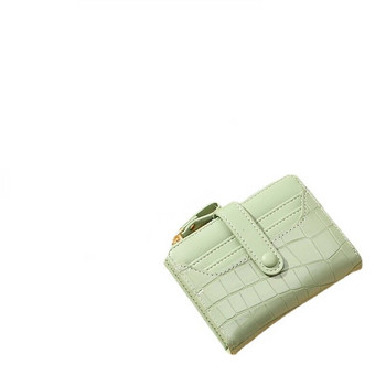 Γυναικείο κοντό πορτοφόλι με ρετρό στάμπα κροκόδειλου με υποδοχές πολλαπλών καρτών ιδιοσυγκρασίας Αδιάβροχο πορτοφόλι σε λάκα