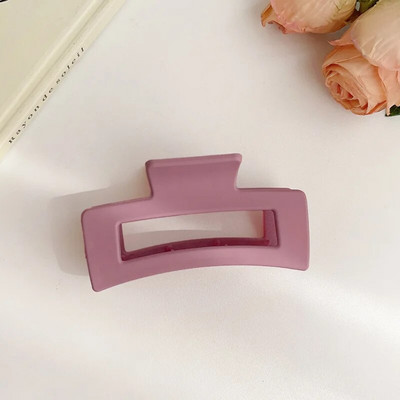 Mattmustad suured juukseküünisklambrid naistele Elegantne akrüülist juuksenõel Barrette krabi juukseklamber Peakate Juukseaksessuaarid tüdrukutele