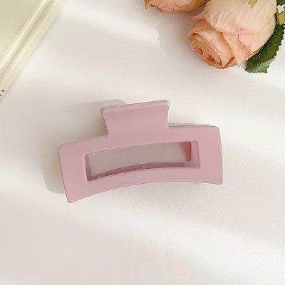 Mattmustad suured juukseküünisklambrid naistele Elegantne akrüülist juuksenõel Barrette krabi juukseklamber Peakate Juukseaksessuaarid tüdrukutele