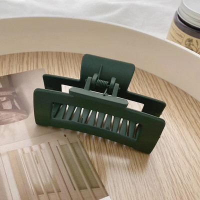 Mattmustad suured juukseküünisklambrid naistele Elegantne akrüülist juuksenõel Barrette krabi juukseklamber Peakate Juukseaksessuaarid tüdrukutele