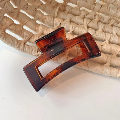 Mattmustad suured juukseküünisklambrid naistele Elegantne akrüülist juuksenõel Barrette krabi juukseklamber Peakate Juukseaksessuaarid tüdrukutele