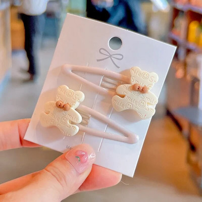 NOU Desene Animat Coreeană Ciocolată Elastică Benzi pentru Păr Urs Iepure Legături Păr Frânghie Fete Gum Zâmbet Flori Scrunchies Copii Suport coadă de cal