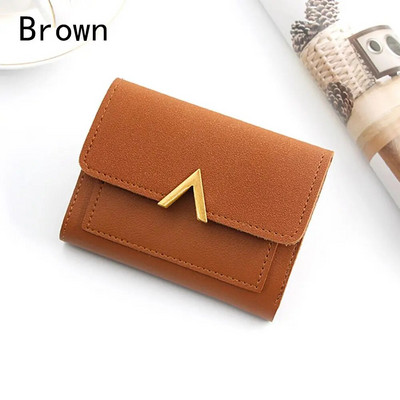 Poșetă Vintage Femei Portofel Mic Scurt Piele Marca de Lux Mini Portofele Moda Femeii Poșetă Suport card de credit Geanta de bani