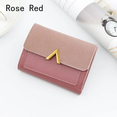 Poșetă Vintage Femei Portofel Mic Scurt Piele Marca de Lux Mini Portofele Moda Femeii Poșetă Suport card de credit Geanta de bani