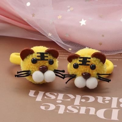 2Gb Jauna karikatūra Dzīvnieki Matu lentes Meitenes Neilona Elastīga Gumijas Lenta Matu Gredzens Galvassiksnas Jauki Bērnu Galvassegas Matu aksesuāri Dāvana