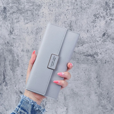 Uus mood naiste rahakotid nahast Hasp rahakott naiste pika disainiga rahakott Sidur Naiste rahakott Telefon PU nahast tasku