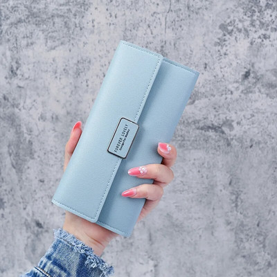 Uus mood naiste rahakotid nahast Hasp rahakott naiste pika disainiga rahakott Sidur Naiste rahakott Telefon PU nahast tasku