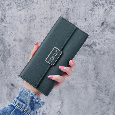 Uus mood naiste rahakotid nahast Hasp rahakott naiste pika disainiga rahakott Sidur Naiste rahakott Telefon PU nahast tasku