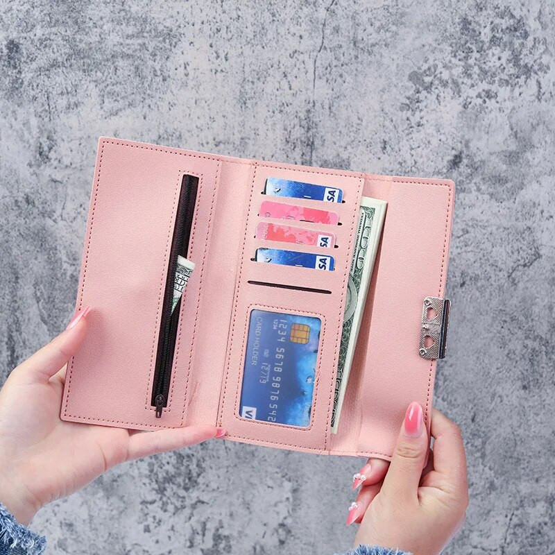 Uus mood naiste rahakotid nahast Hasp rahakott naiste pika disainiga rahakott Sidur Naiste rahakott Telefon PU nahast tasku