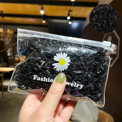 20 gab. Meiteņu krāsainas mazas elastīgas matu lentes bērniem zirgastes turētājs, kas nesāp Scrunchie galvas saite bērniem matu aksesuāri