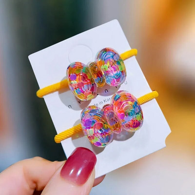 Laste litrid lillelised elastsed juuksepaelad Kummipael Juukselips Princess Kawaii Juuksenöör Peakatted Tüdrukud Laste Juukseaksessuaarid