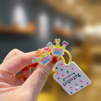 Laste litrid lillelised elastsed juuksepaelad Kummipael Juukselips Princess Kawaii Juuksenöör Peakatted Tüdrukud Laste Juukseaksessuaarid