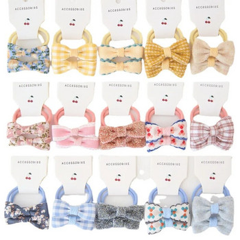 Baby Hair Band Girls Ties Φιόγκοι Elastic Rubber Band Scrunchies Elastique Cheveux Fille Haar Παιδικά αξεσουάρ μαλλιών για παιδιά