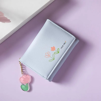 Brändi Disainer Rahakotid Lillemustriga väikesed rahakotid Naiste Pehmest PU-nahast minimündikott Naistele kaardihoidja Moodne rahakott naistele