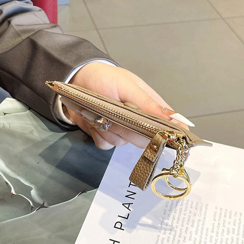 Pielāgoti iniciāļi Sieviešu maks Personalizēt vārda dāvana  īss atslēgu piekariņš monētu maciņš Dāmas kredītkartes turētājs naudas soma