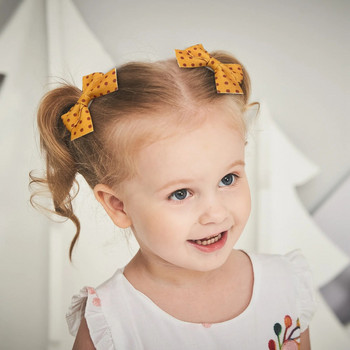 4 бр./компл. щипки за коса с леопардови щампи за сладки бебета момичета плътни лъкове фиби шноли нови шапки детски аксесоари за коса