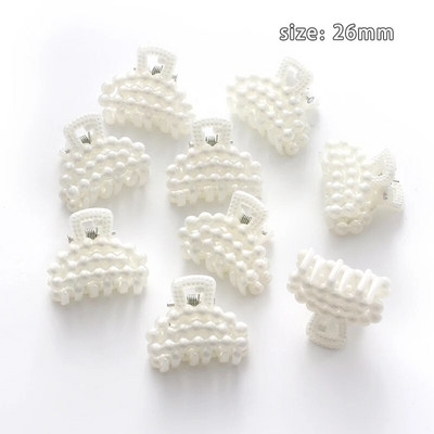 10 tk/komplekt Lihtsad jäätunud väikesed juuksed küünised tüdrukud armsad ühevärvilised akrüüljuuksenõel Kõrge korteklambriga peakatted Juukseaksessuaarid