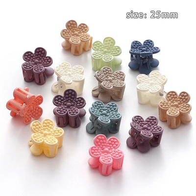 10 tk/komplekt Lihtsad jäätunud väikesed juuksed küünised tüdrukud armsad ühevärvilised akrüüljuuksenõel Kõrge korteklambriga peakatted Juukseaksessuaarid