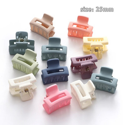 10 tk/komplekt Lihtsad jäätunud väikesed juuksed küünised tüdrukud armsad ühevärvilised akrüüljuuksenõel Kõrge korteklambriga peakatted Juukseaksessuaarid