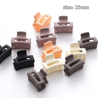 10 tk/komplekt Lihtsad jäätunud väikesed juuksed küünised tüdrukud armsad ühevärvilised akrüüljuuksenõel Kõrge korteklambriga peakatted Juukseaksessuaarid