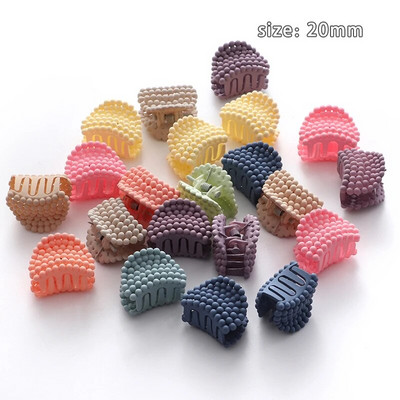 10 tk/komplekt Lihtsad jäätunud väikesed juuksed küünised tüdrukud armsad ühevärvilised akrüüljuuksenõel Kõrge korteklambriga peakatted Juukseaksessuaarid