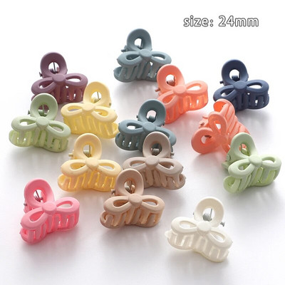 10 tk/komplekt Lihtsad jäätunud väikesed juuksed küünised tüdrukud armsad ühevärvilised akrüüljuuksenõel Kõrge korteklambriga peakatted Juukseaksessuaarid