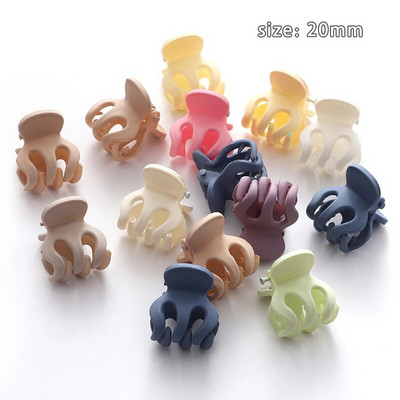 10 tk/komplekt Lihtsad jäätunud väikesed juuksed küünised tüdrukud armsad ühevärvilised akrüüljuuksenõel Kõrge korteklambriga peakatted Juukseaksessuaarid