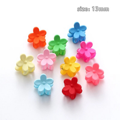 10 tk/komplekt Lihtsad jäätunud väikesed juuksed küünised tüdrukud armsad ühevärvilised akrüüljuuksenõel Kõrge korteklambriga peakatted Juukseaksessuaarid